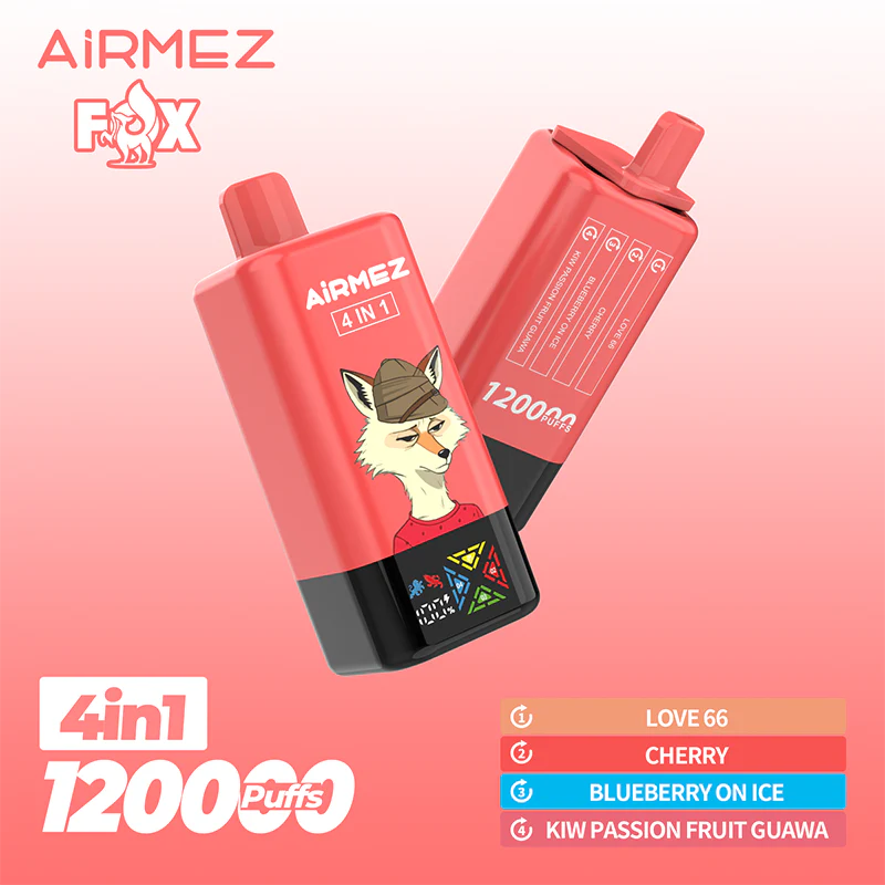 9-9ea3efc3-feb8-4332-8788-c3a4f2b0ae2c Airmez Fox 120000 Puffs smak 9 Feb8 - jednorazowy e-papieros VapePol