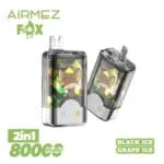 Airmez Fox 80000 Puffs smak In Grape Ice Black Ice - jednorazowy e-papieros VapePol