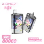 Airmez Fox 80000 Puffs smak In Peach Ice Mango Peach - jednorazowy e-papieros VapePol
