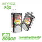 Airmez Fox 80000 Puffs smak In Strawberry Watermelon Strawberry Raspberry - jednorazowy e-papieros VapePol