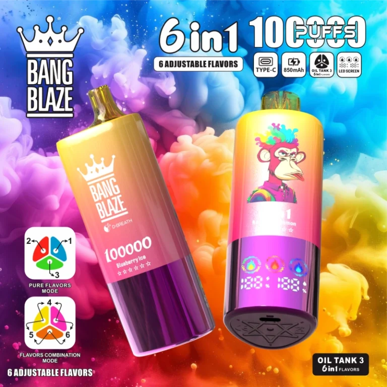 Bang Blaze 100000 Puffs - wariant produktu, jednorazowy e-papieros VapePol