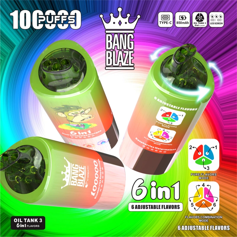 bang-blaze-100000-puffs-5 Bang Blaze 100000 Puffs - wariant produktu, jednorazowy e-papieros VapePol