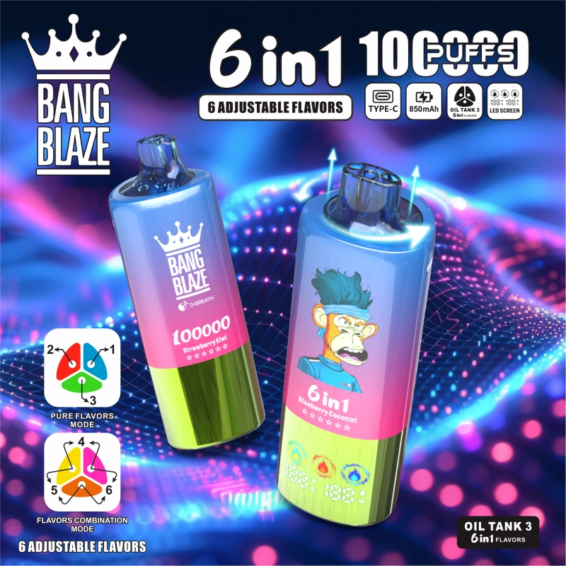 bang-blaze-100000-puffs-9 Bang Blaze 100000 Puffs - wariant produktu, jednorazowy e-papieros VapePol
