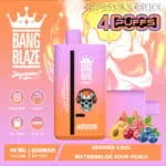 Bang Blaze 40000 Puffs Dual Flavor smak Berries Cool Watermelon Sour Peach - jednorazowy e-papieros VapePol