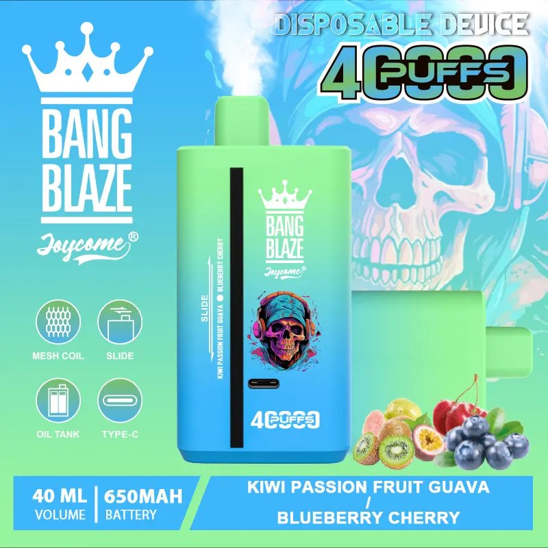 bang-blaze-40k-40000-puffs-kiwi-passion-fruit-guava-blueberry-cherry Bang Blaze 40000 Puffs Dual Flavor smak Kiwi Passion Fruit Guava Blueberry Cherry - jednorazowy e-papieros VapePol