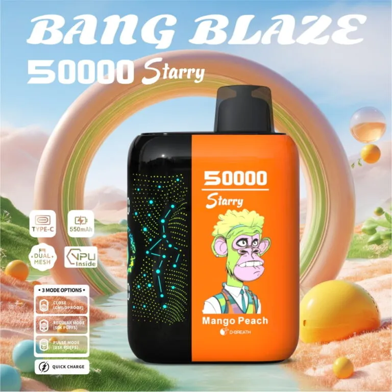 Bang Blaze 50000 Puffs Starry - wariant produktu, jednorazowy e-papieros VapePol