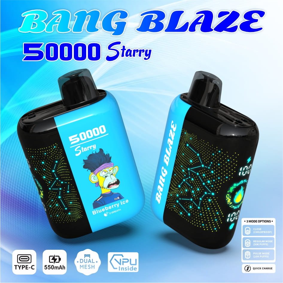 3 Bang Blaze 50000 Puffs Starry - wariant produktu, jednorazowy e-papieros VapePol