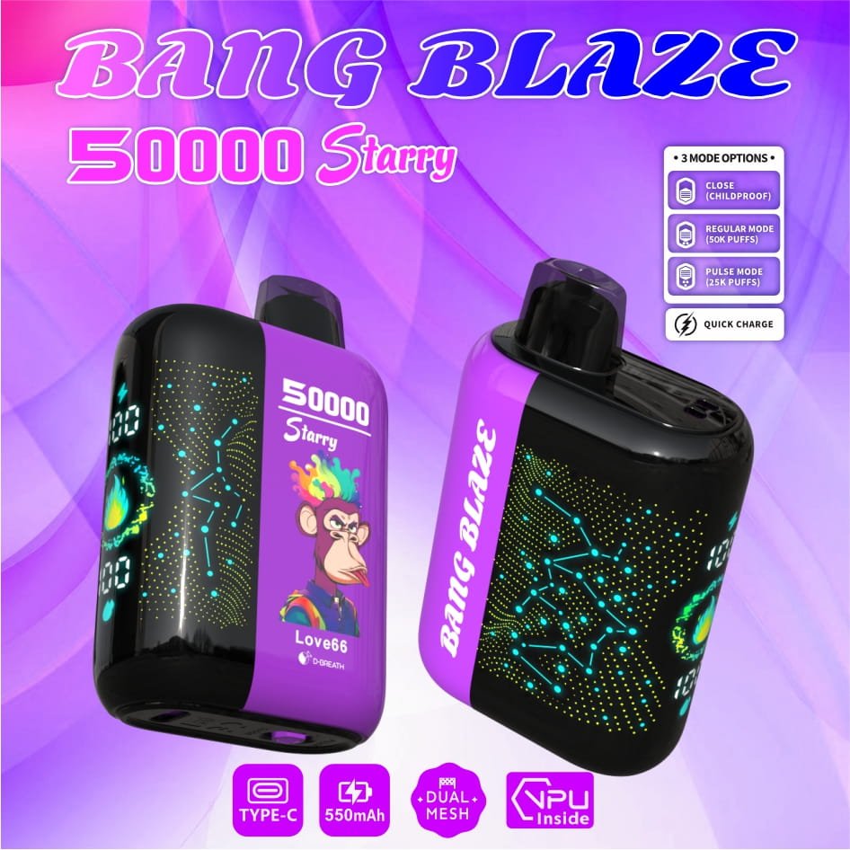 5 Bang Blaze 50000 Puffs Starry - wariant produktu, jednorazowy e-papieros VapePol