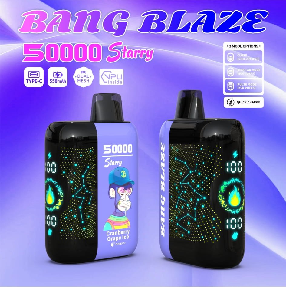 6 Bang Blaze 50000 Puffs Starry - wariant produktu, jednorazowy e-papieros VapePol