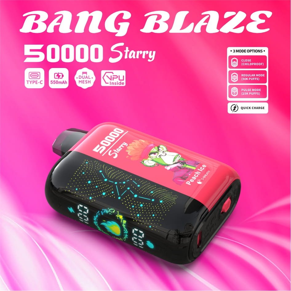 7 Bang Blaze 50000 Puffs Starry - wariant produktu, jednorazowy e-papieros VapePol