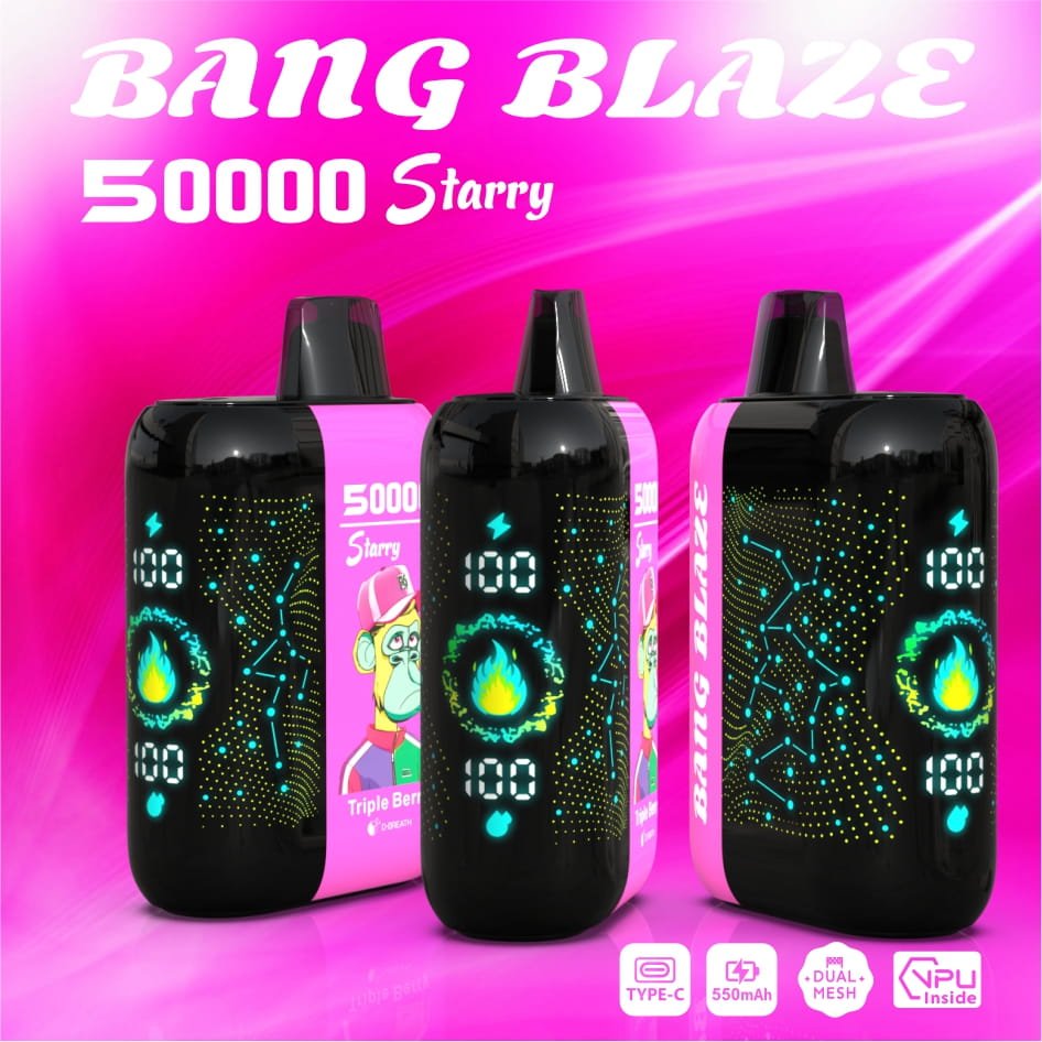 9 Bang Blaze 50000 Puffs Starry - wariant produktu, jednorazowy e-papieros VapePol