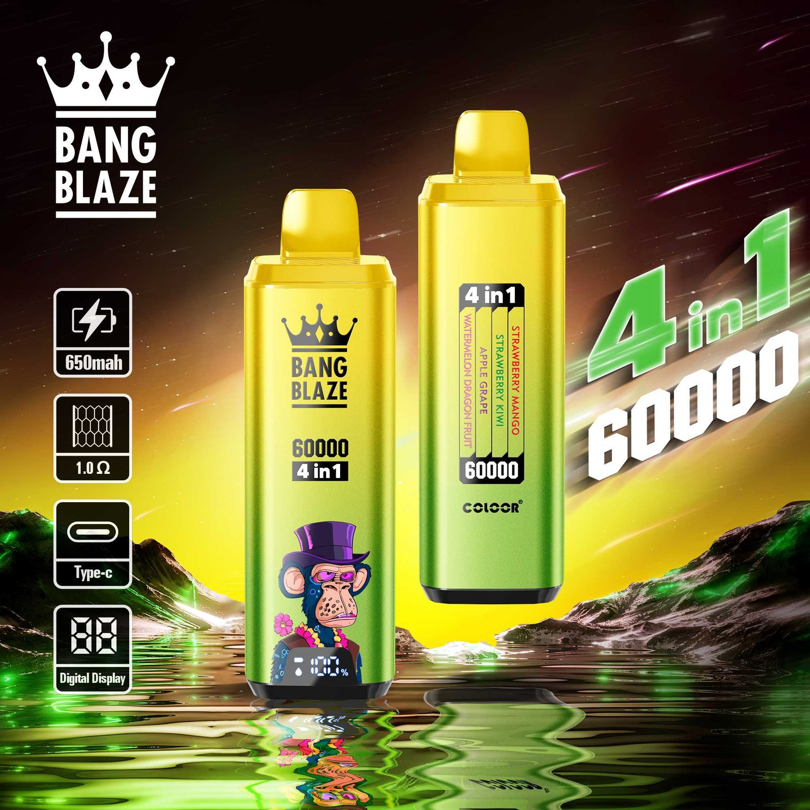 bang-blaze-60000-11 Bang Blaze 60000 Puffs - wariant produktu, jednorazowy e-papieros VapePol