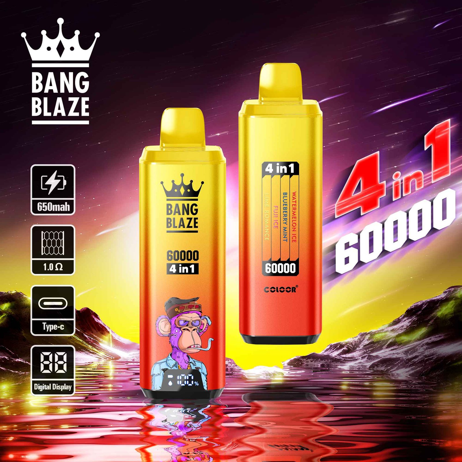 bang-blaze-60000-2 Bang Blaze 60000 Puffs - wariant produktu, jednorazowy e-papieros VapePol