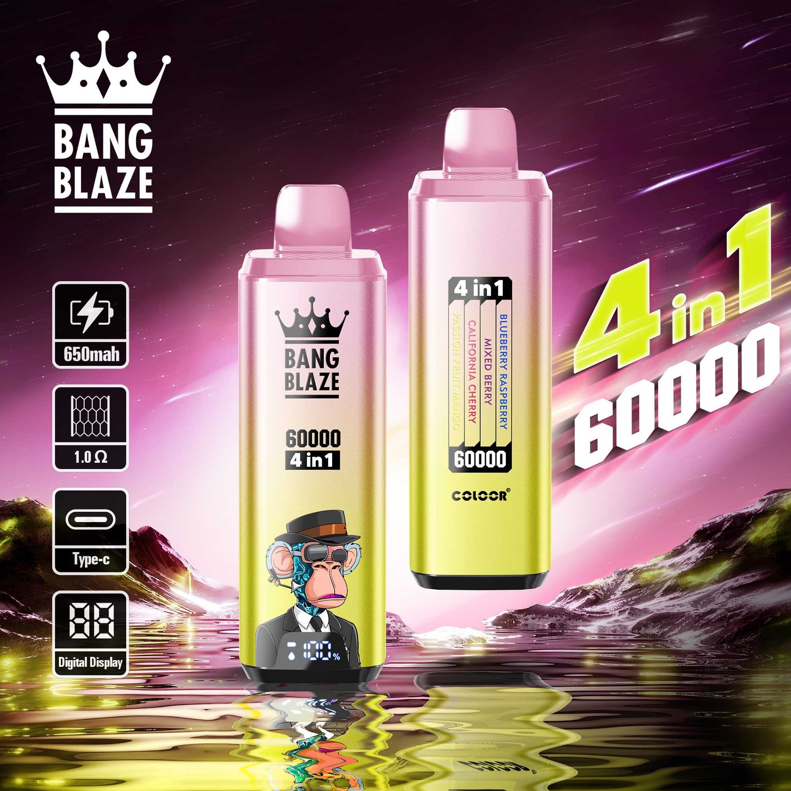 bang-blaze-60000-6 Bang Blaze 60000 Puffs - wariant produktu, jednorazowy e-papieros VapePol