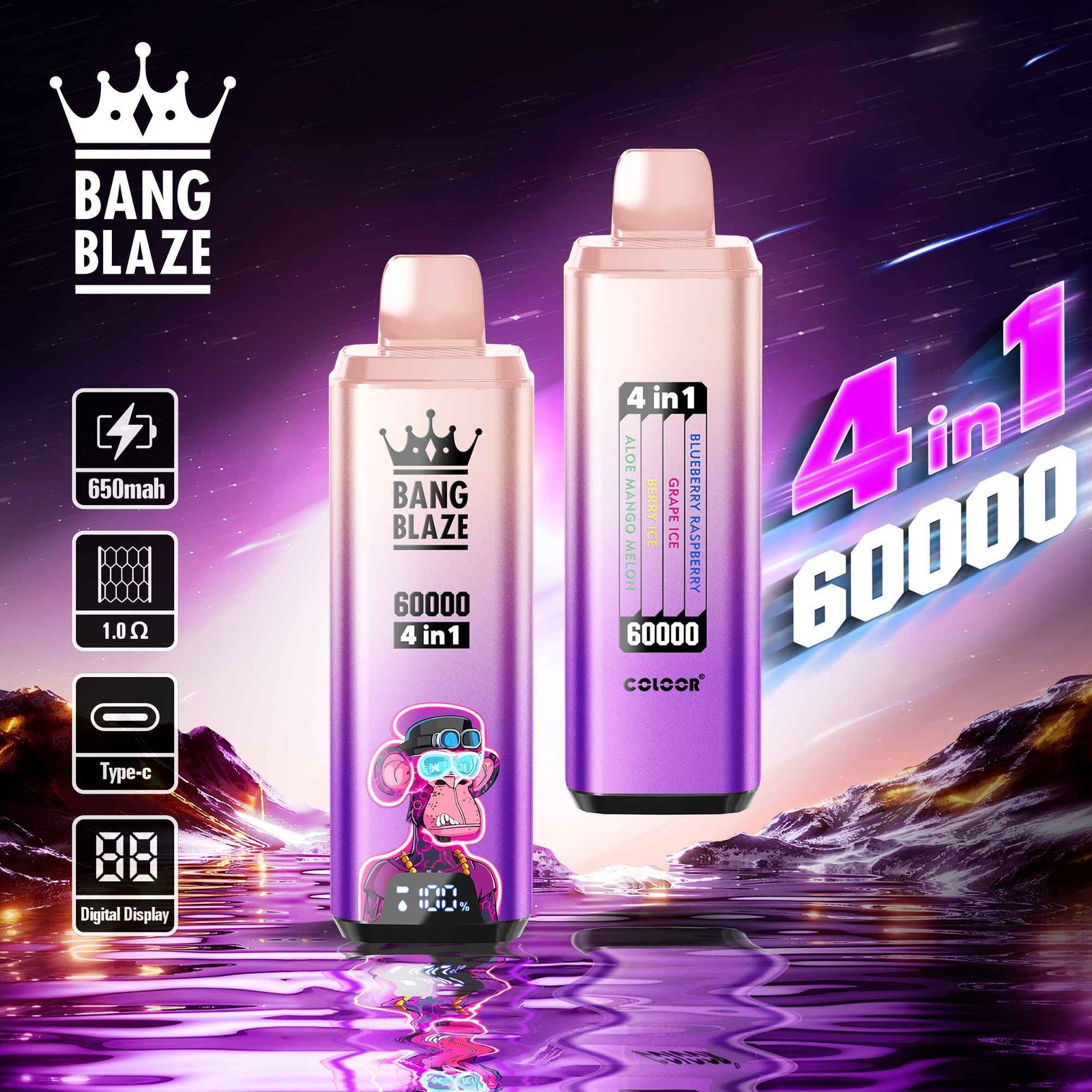 bang-blaze-60000-7 Bang Blaze 60000 Puffs - wariant produktu, jednorazowy e-papieros VapePol