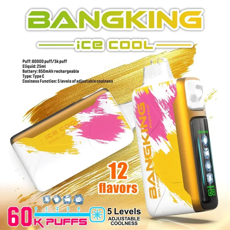 Bang King 60000 Puffs Ice Cool - zdjęcie główne jednorazowego e-papierosa VapePol