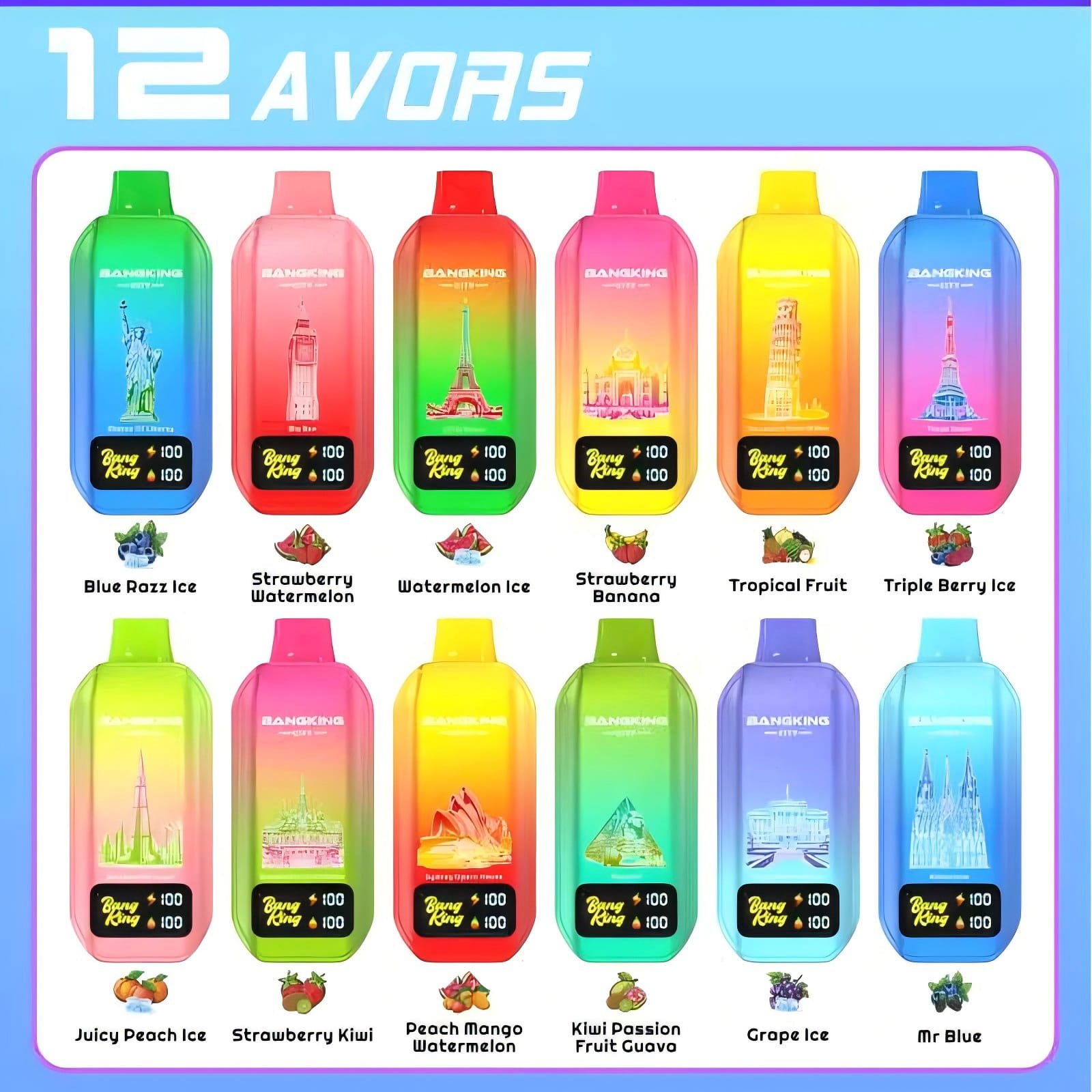 bang-king-city-50000-9 Bang King City 50000 Puffs - wariant produktu, jednorazowy e-papieros VapePol