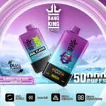 Bang King Dual Flavor 50000 Puffs smak Blueberry Raspberry Grape Ice - jednorazowy e-papieros VapePol