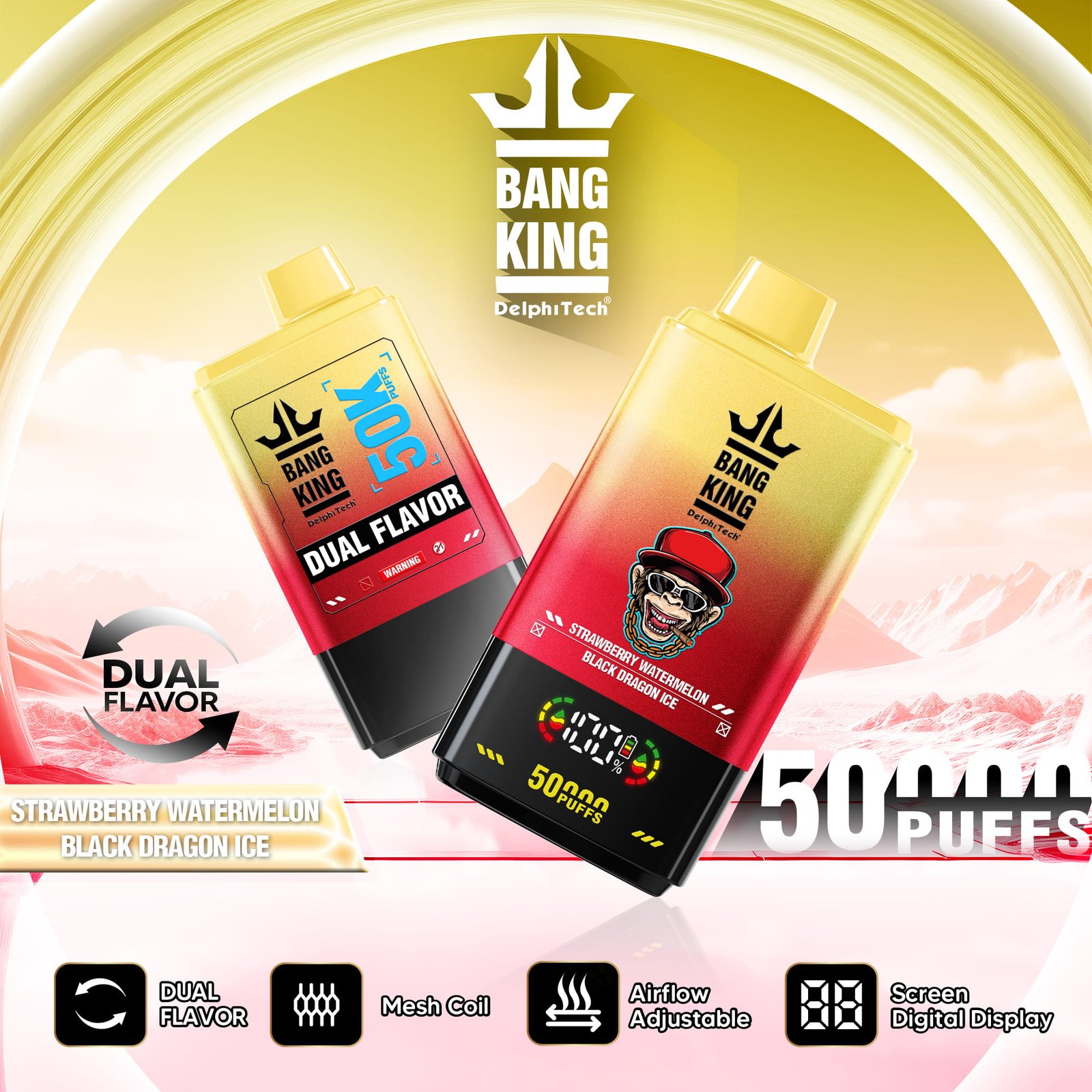 bang-king-50000-50k-puffs-strawberry-watermelon-black-dragon-ice Bang King Dual Flavor 50000 Puffs smak Strawberry Watermelon Black Dragon Ice - jednorazowy e-papieros VapePol
