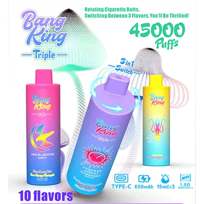 Bang King Triple 45000 Puffs - zdjęcie główne jednorazowego e-papierosa VapePol