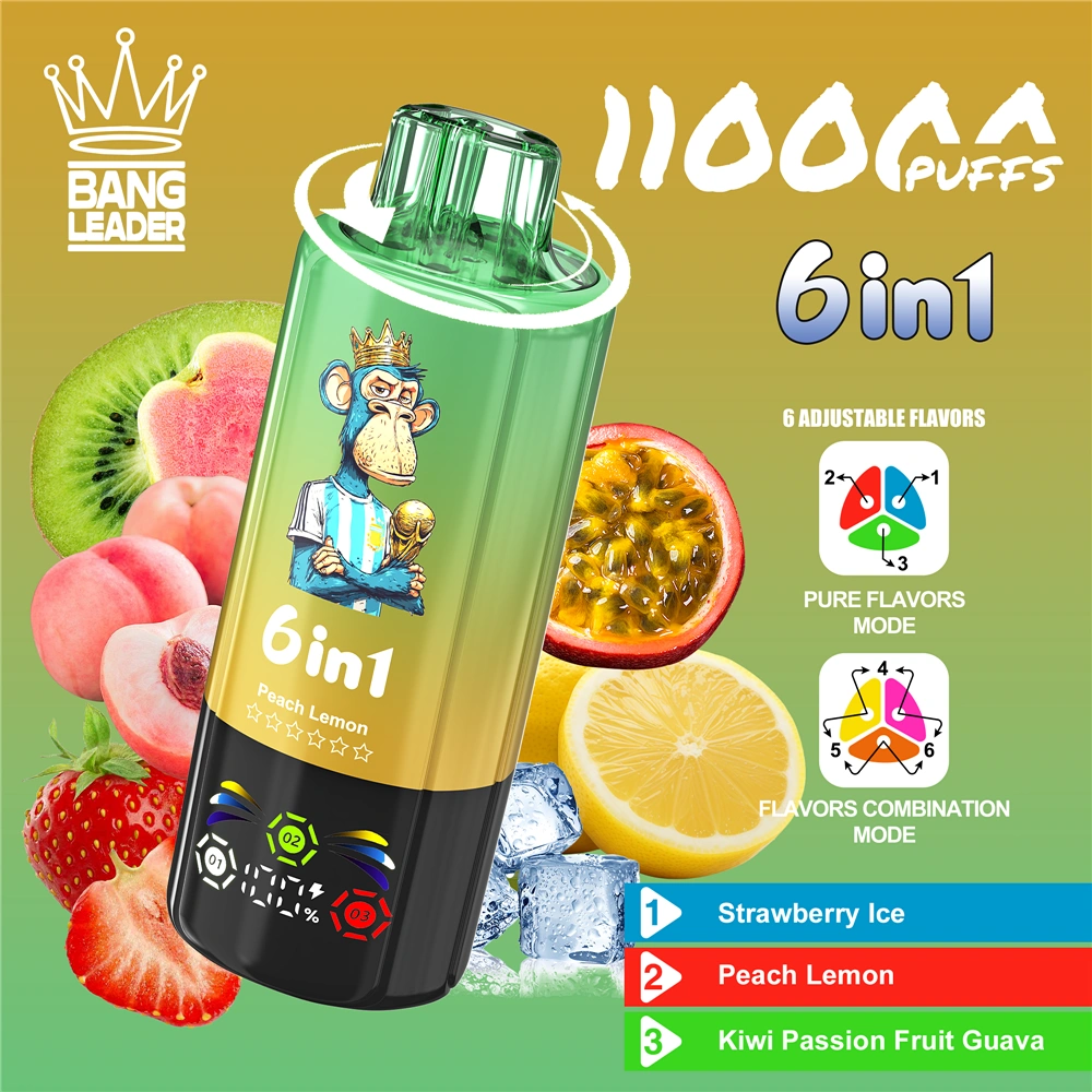 bang-leader-6in1-flavor-110000-puffs-disposable-vape Bang Leader 110000 Puffs smak 6in1 - jednorazowy e-papieros VapePol