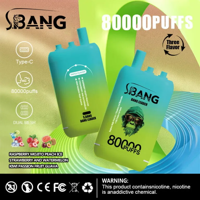 Bang Leader 80000 Puffs - jednorazowy e-papieros VapePol