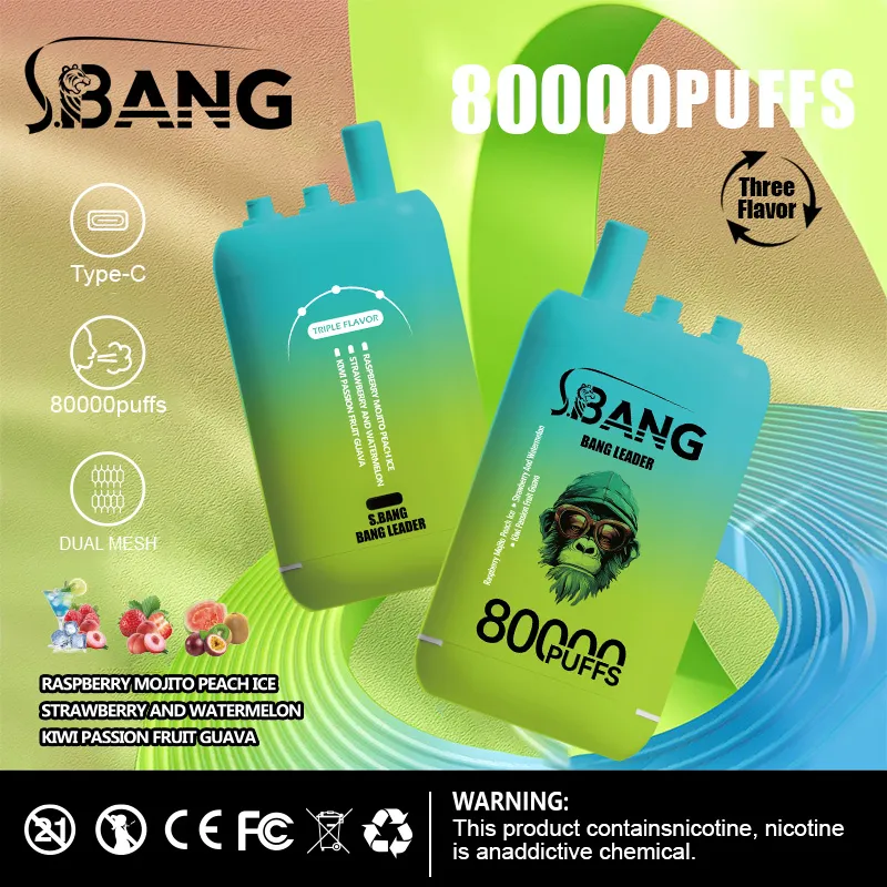 Bang Leader 80000 Puffs - jednorazowy e-papieros VapePol