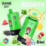 Bang Leader Stoll 300000 Puffs smak 300000 AloeLycheeIce PinkLemon GlacierIce PineNeedleMint BlackCurrantIce WatermelonLemon - jednorazowy e-papieros VapePol