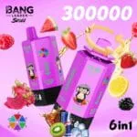 Bang Leader Stoll 300000 Puffs smak 300000 RedBullColaIce StrawberryRaspberryCherry BlackberryDragonFruit LemonLime RaspberryPomp WatermelonKiwi - jednorazowy e-papieros VapePol