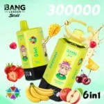 Bang Leader Stoll 300000 Puffs smak 300000 Strawberry Banana Double Apple Raspberry Watermelon Sour Mango Pineapple Tropical Fruit Lemon Peach - jednorazowy e-papieros VapePol