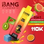 Bang Legend 110000 Puffs smak 110k 3in1 Watermelon Bubble Gum Kiwi Passion Fruit Guava Mamba - jednorazowy e-papieros VapePol