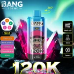 Bang Legend 120000 Puffs smak In S Energy Drink Blueberry Cherry Apple Grape Watermelon Dragon Fruit Mamba - jednorazowy e-papieros VapePol