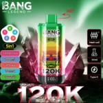 Bang Legend 120000 Puffs smak In S Strawberry Kiwi Blueberry Watermelon Bear Fudge Blueberry Bubble Gum Sour Mango Pineapple - jednorazowy e-papieros VapePol