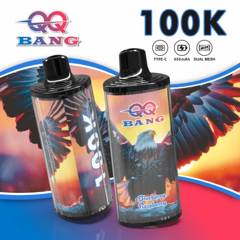QQ Bang 100000 Puff smak Blueberry Raspberry - jednorazowy e-papieros VapePol