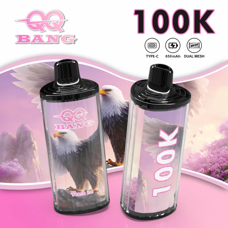 qq-bang-100k-vape-peach-ice QQ Bang 100000 Puff smak Peach Ice - jednorazowy e-papieros VapePol