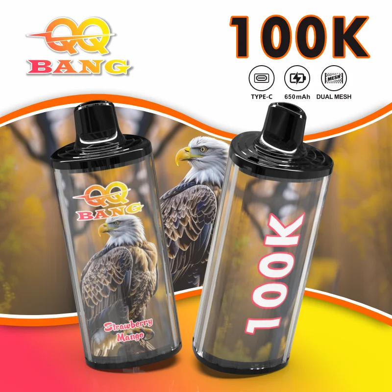 qq-bang-100k-vape-strawberry-mango-1 QQ Bang 100000 Puff smak Strawberry Mango - jednorazowy e-papieros VapePol
