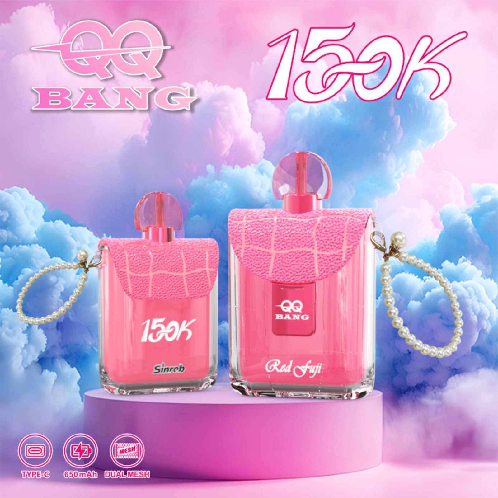 qq-bang-150k-p-red-fuji QQ Bang 150000 Puff smak Red Fuji - jednorazowy e-papieros VapePol