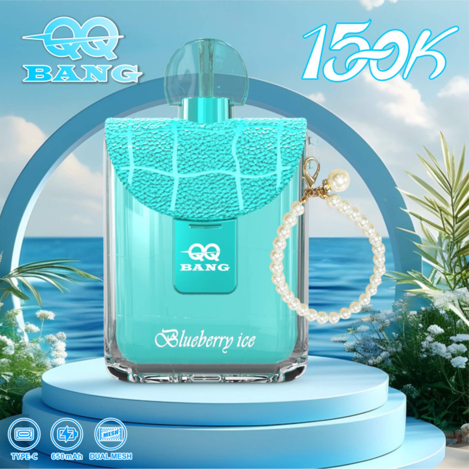 qq-bang-150k-puff-blueberry-ice QQ Bang 150000 Puff smak Blueberry Ice - jednorazowy e-papieros VapePol