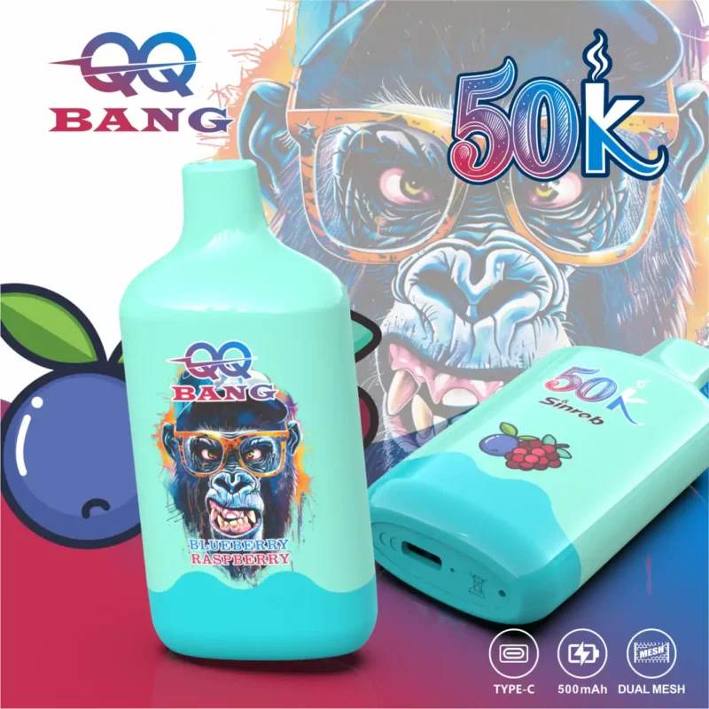 QQ BANG 50000 Puffs smak Blueberry Raspberry - jednorazowy e-papieros VapePol