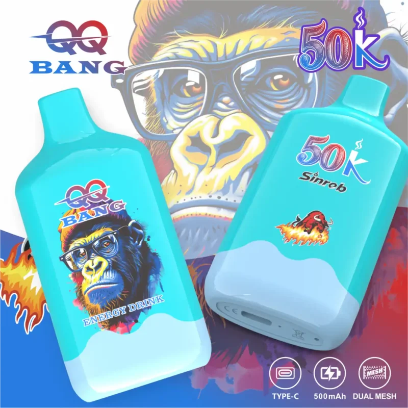 QQ BANG 50000 Puffs smak Energy Drink - jednorazowy e-papieros VapePol