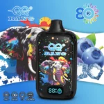 QQ Bang 80000 Puffs smak Elephant Blueberry Ice - jednorazowy e-papieros VapePol